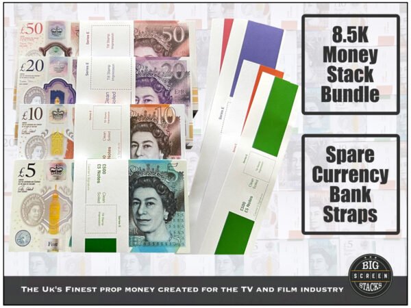 £8,500 PROP MONEY BUNDLE INCLUDING £5/£10/£20/£50 STACKS - Image 2