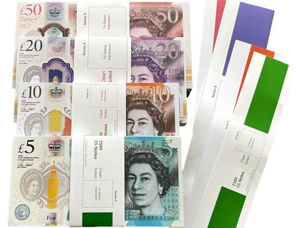£8,500 PROP MONEY BUNDLE INCLUDING £5/£10/£20/£50 STACKS