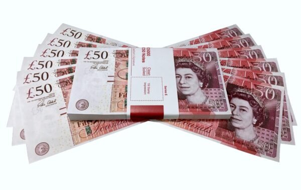 £5,000 PROP MONEY STACK / £50 NOTES / 2011 - 2021 EDITION