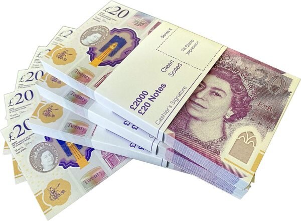 £6,000 PROP MONEY BUNDLE / £20 NOTES / 2020 - PRESENT EDITION
